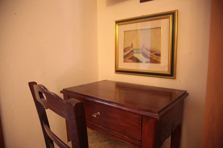 ancient desk up the loft